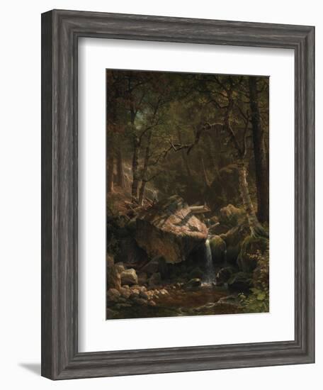 Mountain Brook, 1863-Albert Bierstadt-Framed Giclee Print