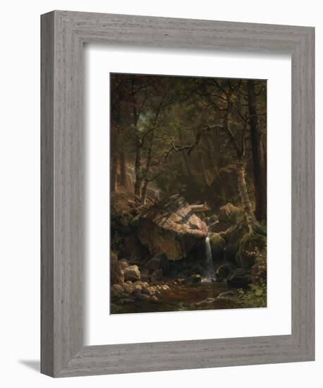 Mountain Brook, 1863-Albert Bierstadt-Framed Giclee Print