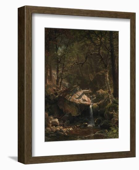 Mountain Brook, 1863-Albert Bierstadt-Framed Giclee Print