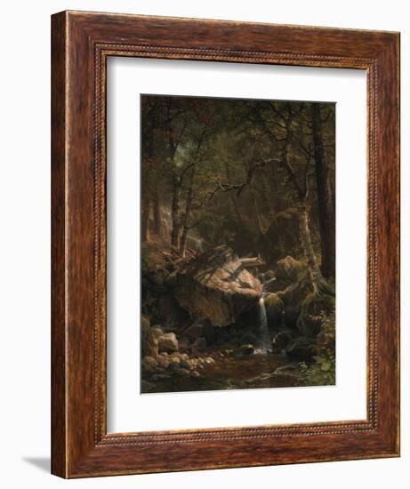 Mountain Brook, 1863-Albert Bierstadt-Framed Giclee Print