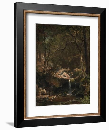 Mountain Brook, 1863-Albert Bierstadt-Framed Giclee Print