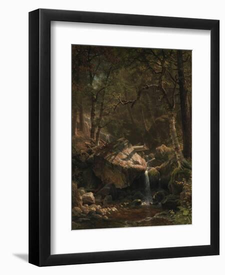 Mountain Brook, 1863-Albert Bierstadt-Framed Giclee Print