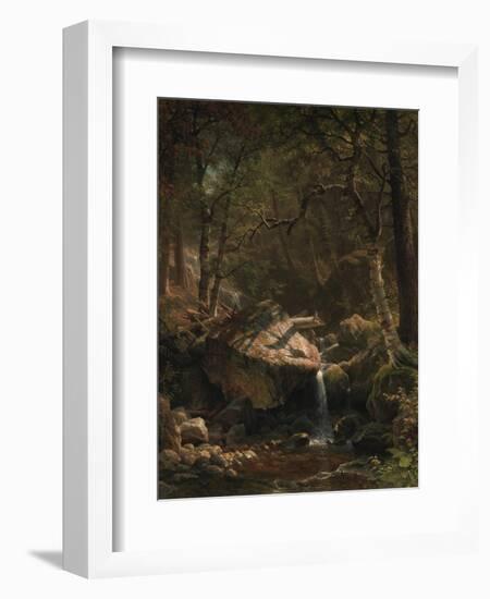 Mountain Brook, 1863-Albert Bierstadt-Framed Giclee Print