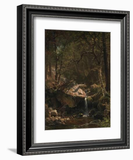 Mountain Brook, 1863-Albert Bierstadt-Framed Giclee Print