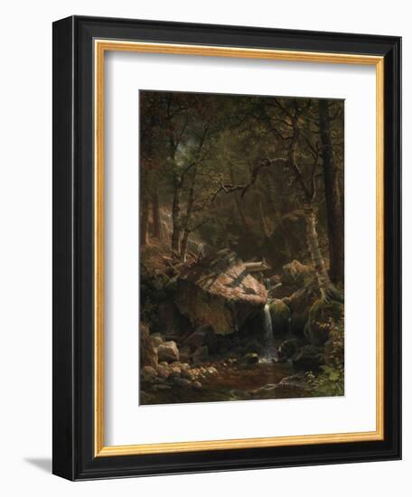 Mountain Brook, 1863-Albert Bierstadt-Framed Giclee Print