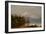 Mountain Canoeing-Albert Bierstadt-Framed Giclee Print