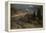 Mountain Castle With Warriors-Arnold Bocklin-Framed Premier Image Canvas