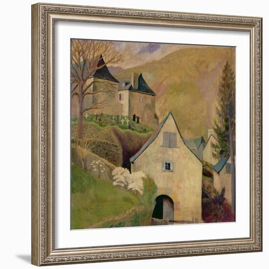 Mountain Church, Larrau-Dora Carrington-Framed Giclee Print