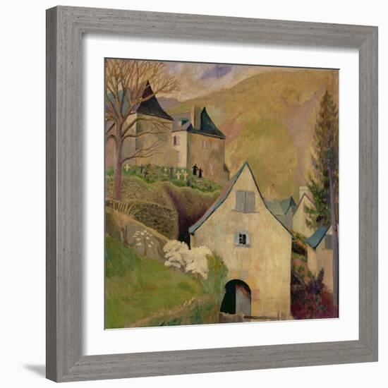 Mountain Church, Larrau-Dora Carrington-Framed Giclee Print