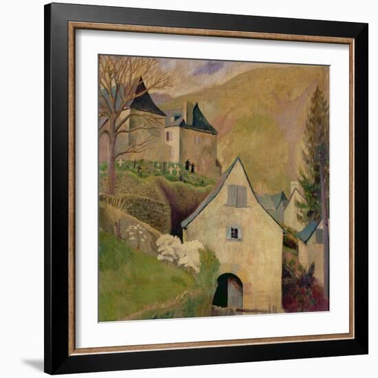 Mountain Church, Larrau-Dora Carrington-Framed Giclee Print