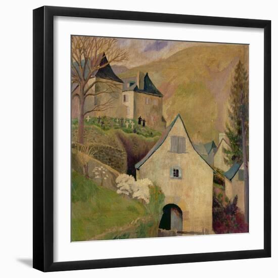 Mountain Church, Larrau-Dora Carrington-Framed Giclee Print