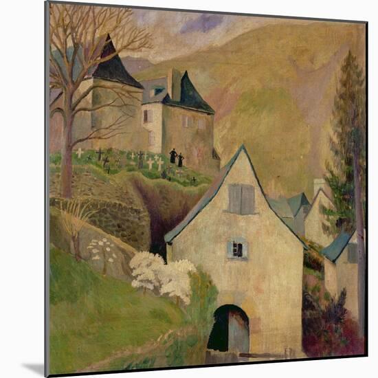 Mountain Church, Larrau-Dora Carrington-Mounted Giclee Print