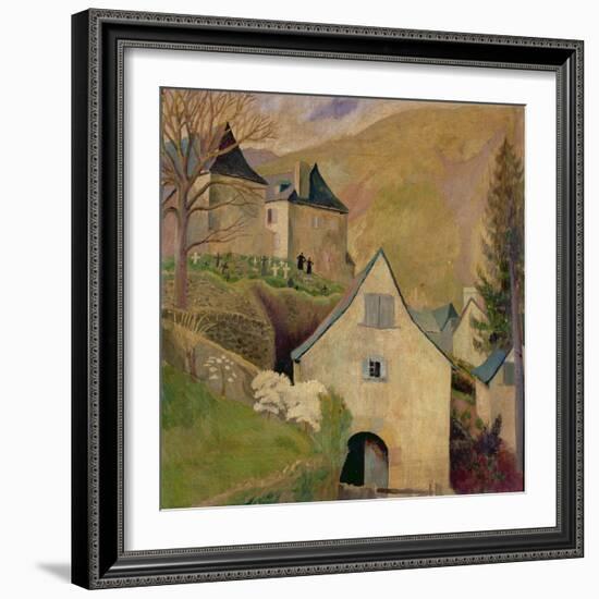 Mountain Church, Larrau-Dora Carrington-Framed Giclee Print