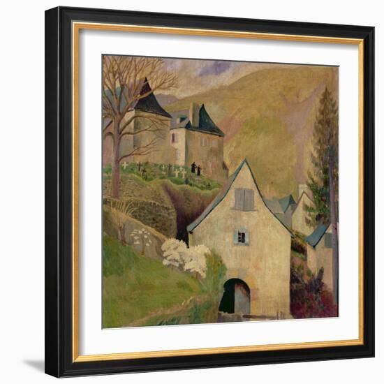 Mountain Church, Larrau-Dora Carrington-Framed Giclee Print