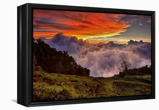 Mountain Cloud Sunset-Larry Malvin-Framed Premier Image Canvas