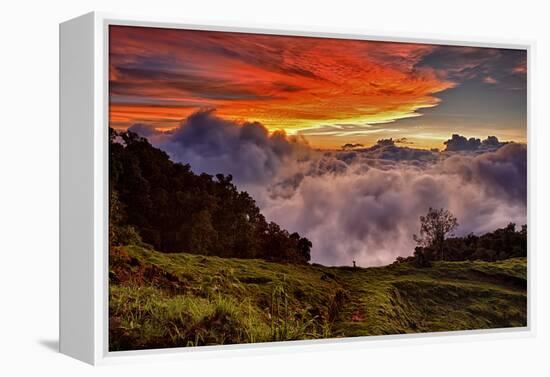 Mountain Cloud Sunset-Larry Malvin-Framed Premier Image Canvas