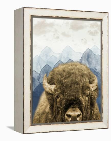 Mountain Fluffy Bison-Marcus Prime-Framed Stretched Canvas