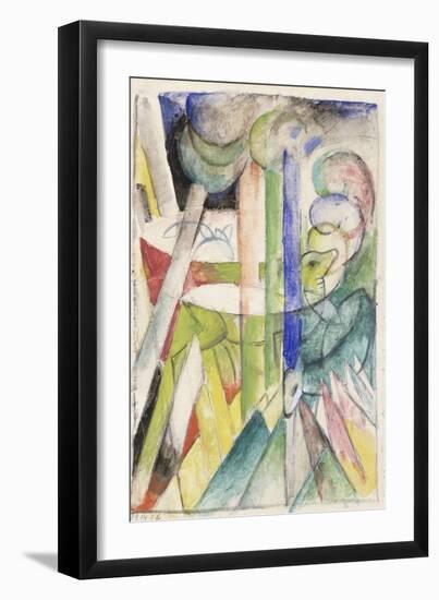 Mountain Goat-Franz Marc-Framed Giclee Print