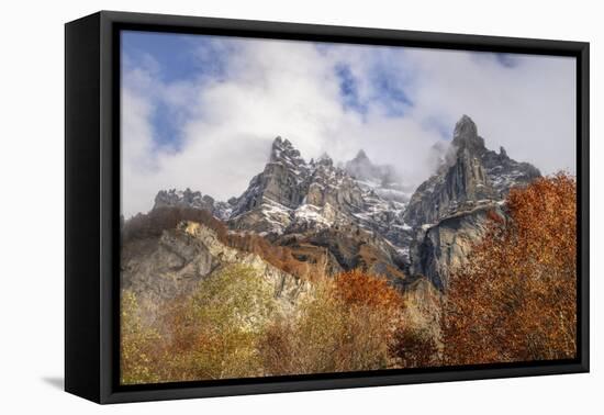 Mountain High Twin Rocks-Philippe Manguin-Framed Premier Image Canvas