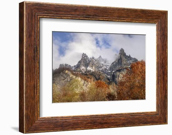 Mountain High Twin Rocks-Philippe Manguin-Framed Photographic Print