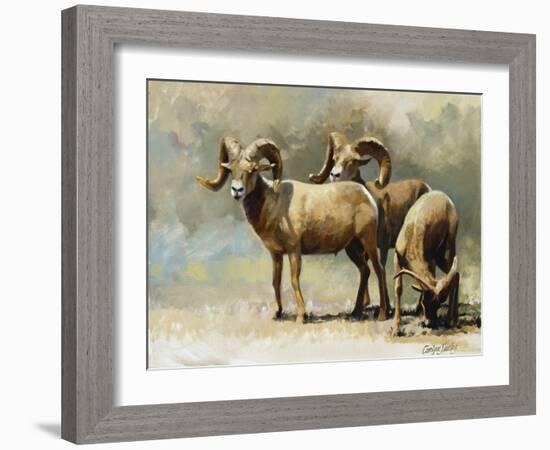 Mountain High-Carolyne Hawley-Framed Art Print