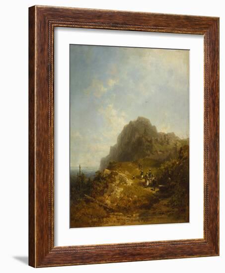 Mountain Hike-Carl Spitzweg-Framed Giclee Print