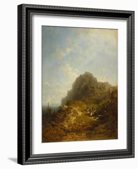 Mountain Hike-Carl Spitzweg-Framed Giclee Print