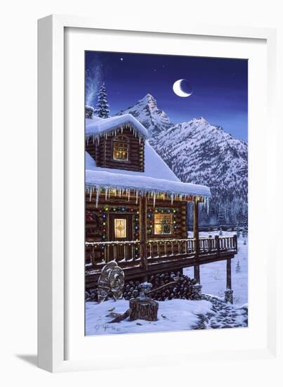 Mountain Home Christmas-Jeff Tift-Framed Giclee Print