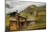 Mountain House-Albert Bierstadt-Mounted Giclee Print