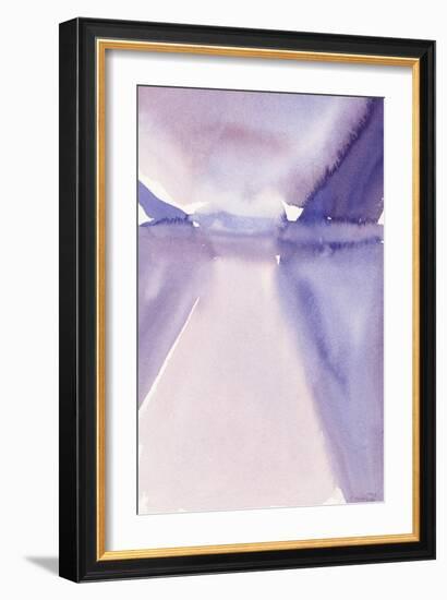 Mountain lake, 1993-Claudia Hutchins-Puechavy-Framed Giclee Print