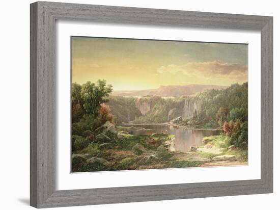 Mountain Lake Near Piedmont, Maryland-William Louis Sonntag-Framed Giclee Print
