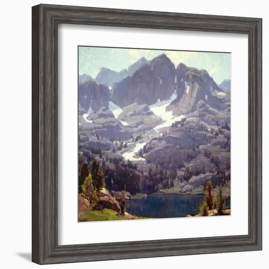 Mountain Lake Sierras-Edgar Payne-Framed Art Print