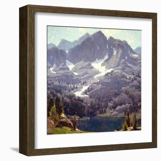 Mountain Lake Sierras-Edgar Payne-Framed Art Print