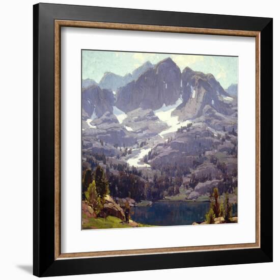 Mountain Lake Sierras-Edgar Payne-Framed Art Print