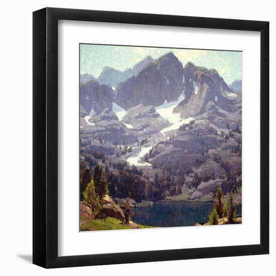 Mountain Lake Sierras-Edgar Payne-Framed Art Print