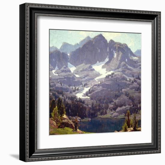 Mountain Lake Sierras-Edgar Payne-Framed Art Print