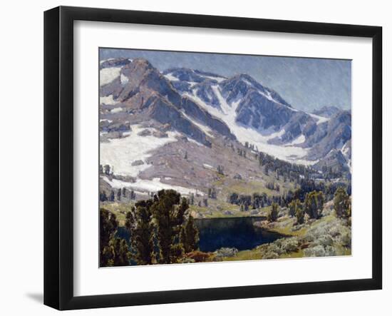 Mountain Lake Sierras-Edgar Payne-Framed Art Print