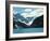 Mountain Lake with Snow-Capped Mountains - Rockies, Lake Louise-null-Framed Photographic Print