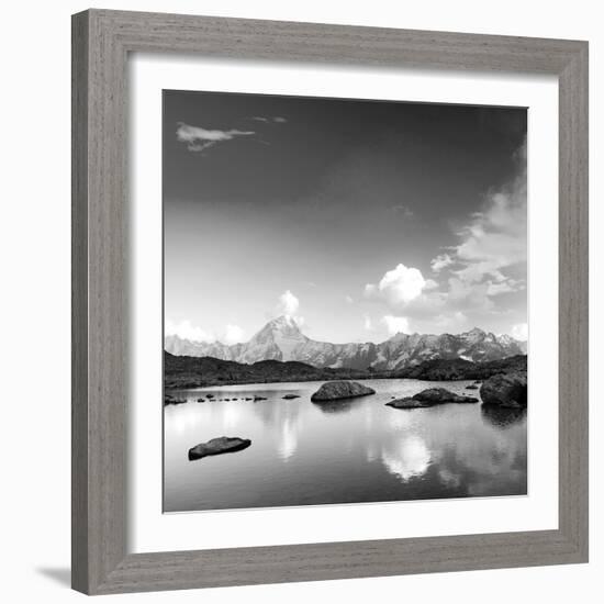 Mountain Lake-null-Framed Photographic Print