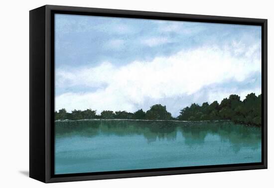 Mountain Lake-Herb Dickinson-Framed Premier Image Canvas