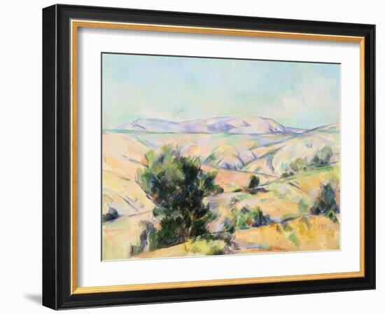 Mountain Landscape by Paul Cezanne-Geoffrey Clements-Framed Giclee Print
