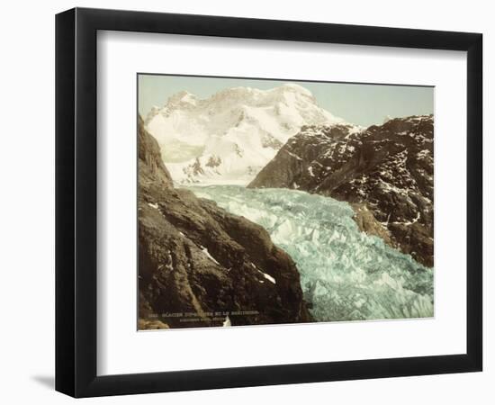 Mountain Landscape, Glacier and the Gorner Breithorn-null-Framed Giclee Print