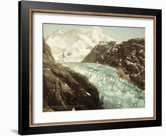 Mountain Landscape, Glacier and the Gorner Breithorn-null-Framed Giclee Print