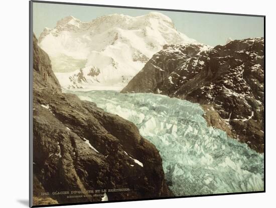 Mountain Landscape, Glacier and the Gorner Breithorn-null-Mounted Giclee Print