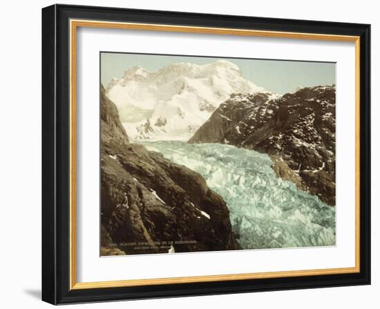 Mountain Landscape, Glacier and the Gorner Breithorn-null-Framed Giclee Print