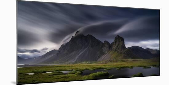 Mountain Landscape, Hvalsnes, Eastern Iceland-Ragnar Th Sigurdsson-Mounted Photographic Print