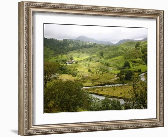 Mountain Landscape in the Region of Monteverde, Costa Rica, Central America-Levy Yadid-Framed Photographic Print