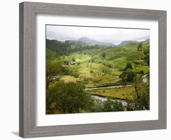 Mountain Landscape in the Region of Monteverde, Costa Rica, Central America-Levy Yadid-Framed Photographic Print