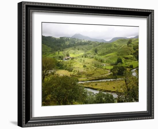 Mountain Landscape in the Region of Monteverde, Costa Rica, Central America-Levy Yadid-Framed Photographic Print