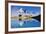 Mountain Landscape, Lac Blanc, Aiguille Vert and Les Drus with Clouds Rising, Haute Savoie, France-Frank Krahmer-Framed Photographic Print